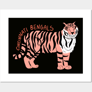 Cincinnati Bengals Football Tiger Posters and Art